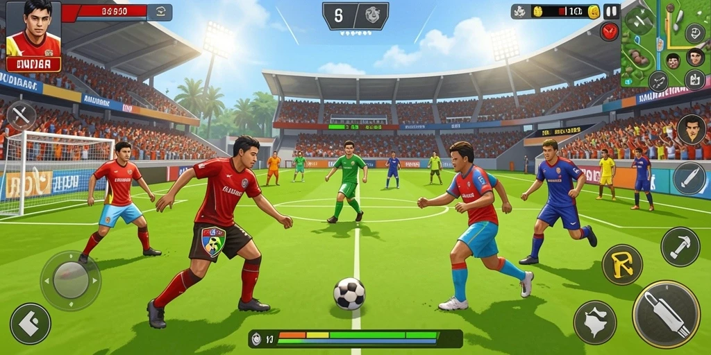 Mode multiplayer seru untuk bermain bersama teman.