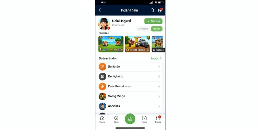 Desain grafis yang memukau dan warna-warni.