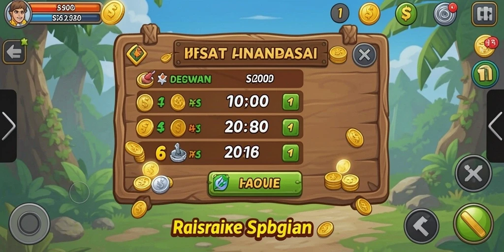 Tangkapan layar memperlihatkan level eksotis yang sedang dijelajahi.