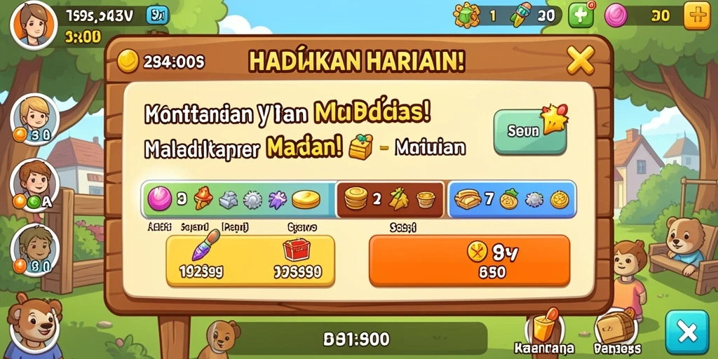 Tantangan menarik yang membuat pemain terus berusaha.